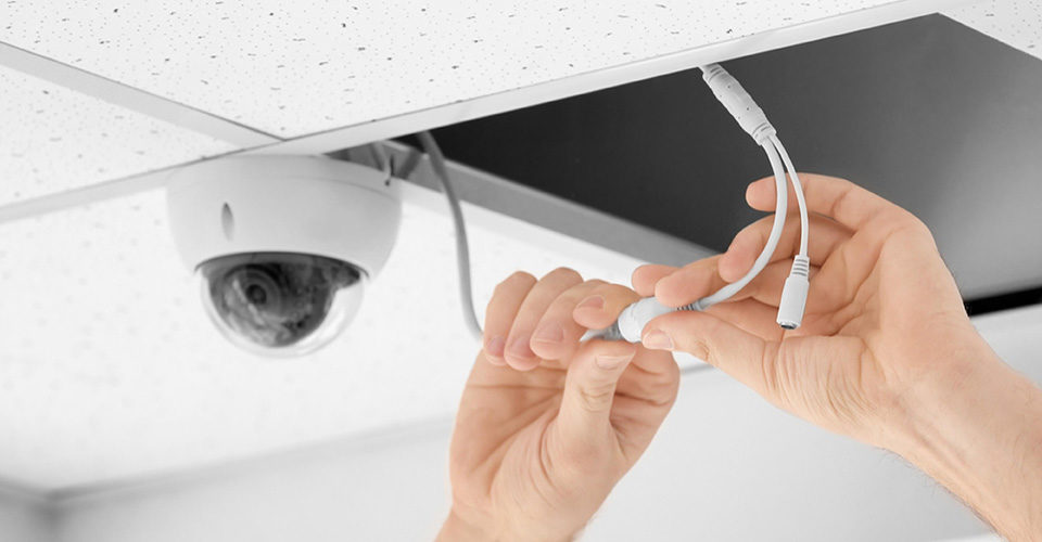 security camera wiring types